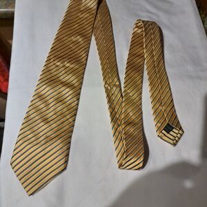 Tombolini Gold and Blue Striped Tie